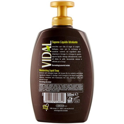 Săpun lichid, Vidalforce, 500ml, argan