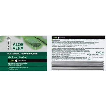 Masca de par, Dr Santé, Aloe Vera, 1000 ml