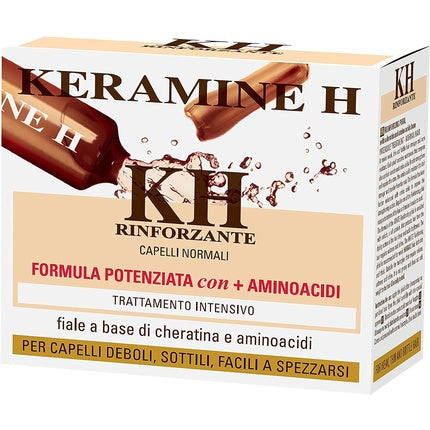 Set fiole styling păr, Keramine H, alb, 10 buc