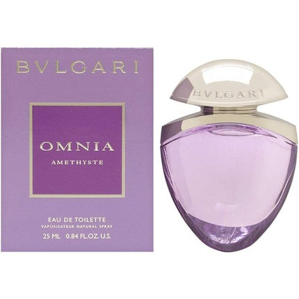 Eau de Toilette Bvlgari Omnia Amethyste, parfum feminin, 25ml, sticlă violet
