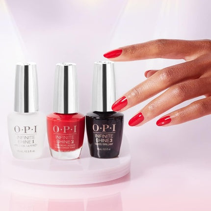 Lac de unghii OPI Infinite Shine ProStay set duo alb-negru