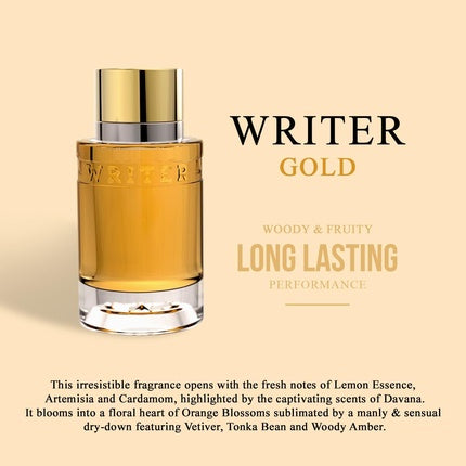 Perfum pentru bărbați, Yves De Sistelle, Cyrus Writer Gold, Aromatic Wood (100 ml)