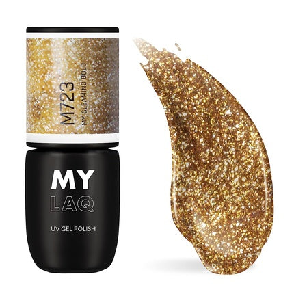 Oja UV, Mylaq, My Gleaming Gold, 5ml