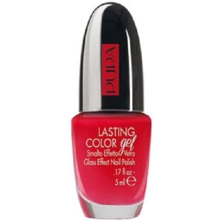Smalț Ușor de Uscare, Pupa, Lasting Color Gel N 019 Sumptuous Mane, Roșu, 5ml
