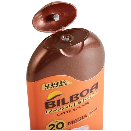 Loțiune protectie solară, Bilboa, Coconut Beauty 20, portocaliu, 200ml