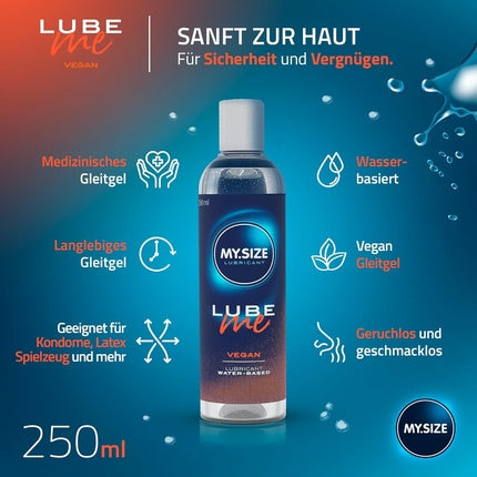Lubrifiant Personal, My.Size, Lube Me, 250ml, vegan
