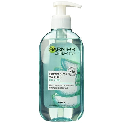 Gel de curățare față Garnier SkinActive cu Extract de Aloe Vera, 200ml