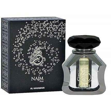 Ulei parfumat Najm Noir 18 ml de la Al Haramain - Flori de portocal, Vetiver, Vanilie, Mosc
