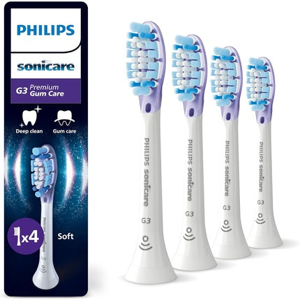 Perii de dinți electrice Philips Sonicare G3 Premium Gum Care, set 4 bucăți