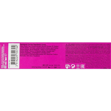 Cremă colorantă păr, Londa, 7/61 Blond mediu cenușiu violet, 60 ml