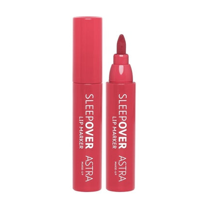 Marker buze, Astra Make-Up, Sleepover Lip Marker, culoare roșu închis
