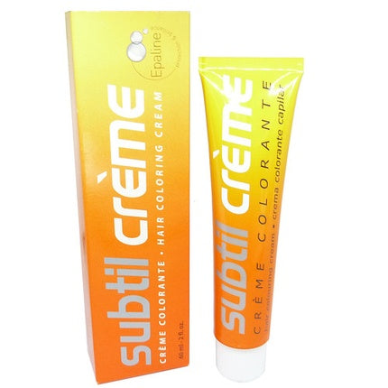 Subtil Creme Hair Coloring Cream, Colorant Permanent pentru Păr, Alb-Portocalie, 60ml
