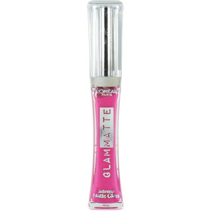 Lip Gloss L'Oréal Paris GlamShine Glam Matte Fuschia Flare, 24g
