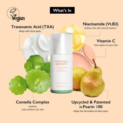 Serum de Strălucire Haruharu Wonder 4% TXA Dark Spot Go Away, 30 ml
