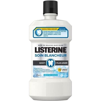 Listerine Whiteness Care Mouthwash Lighter Taste, 500ml