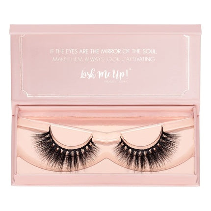 Eyes To Kill by Lash Me Up! Professional 3D False Eyelashes Reusable Over 25 Uses, Negru