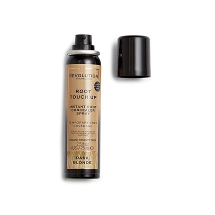 Spray retuș rădăcini, Makeup Revolution, Dark Blonde, 75ml
