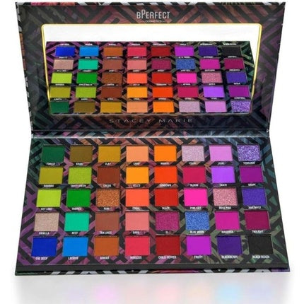 Paletă farduri ochi bPerfect Cosmetics, Carnival III Love Tahiti, 96 culori, design tropical