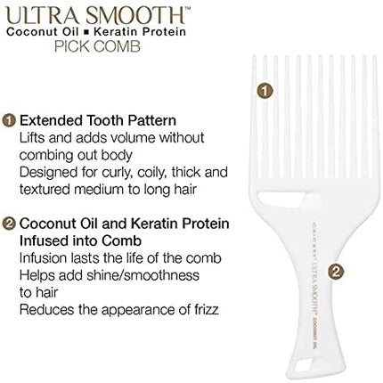 Pieptăn Cricket Ultra Smooth Coconut pentru Unisex