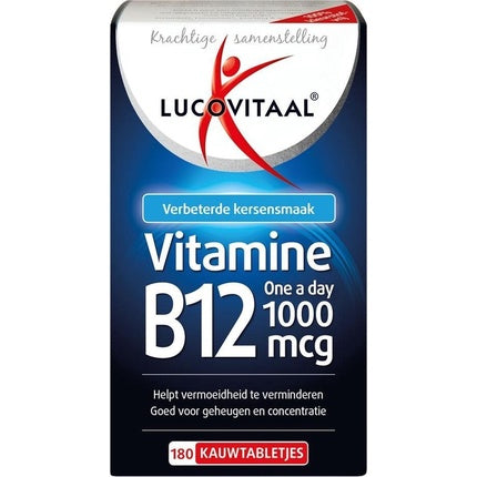 Tablete de mestecat, Lucovitaal, Vitamina B12 One A Day, 1000 mcg