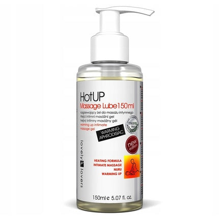 Gel de masaj intim cu efect de căldură - Lover's Lane, 150ml, formă pumpă