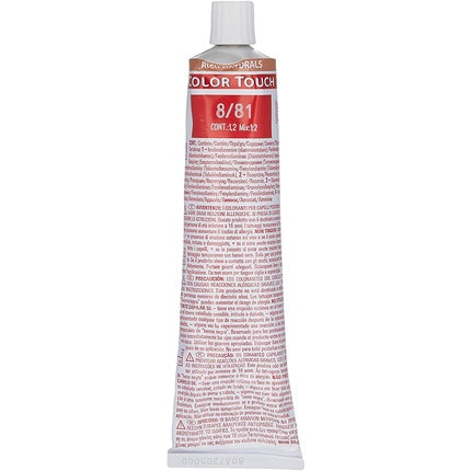 Vopsea Păr Wella Professionals Color Touch, 8/81 Argintiu Cenușiu, 60ml