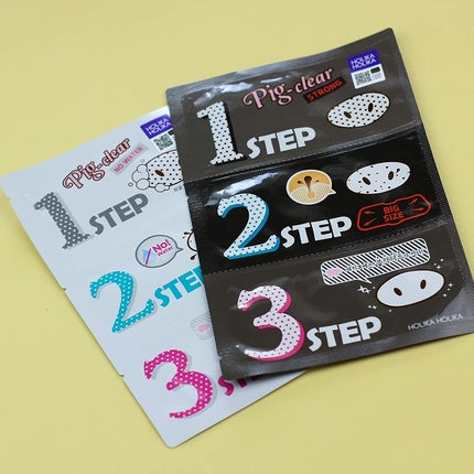 Set Îngrijire Ten, Holika Holika, 3 Pași, Negru