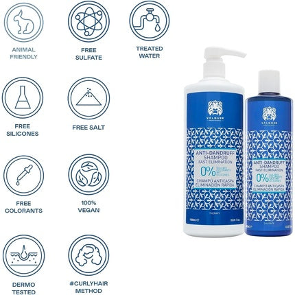 Șampon anti-mătreață Valquer Profesional, eliminare rapidă, 1000 ml