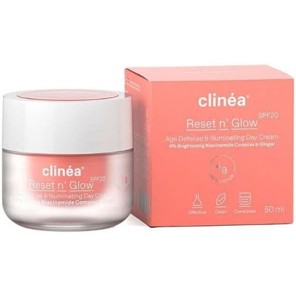 Cremă de zi Clinéa Reset n' Glow SPF20, 50 ml