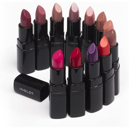 Ruj Inglot AMC Lipstick, culoare nude roz, mată