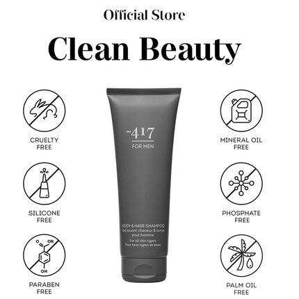 Șampon corp și păr, 417, Shea Butter Aloe Vera, gri