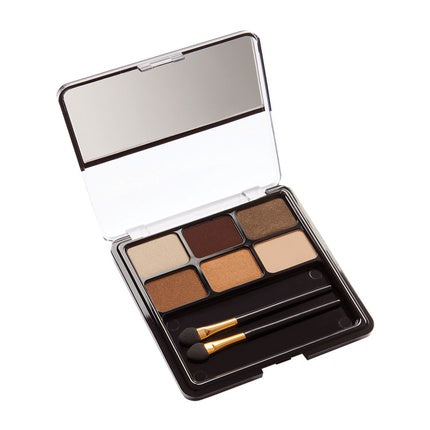 Paleta de farduri Christian Faye Smokey Eyes Brown