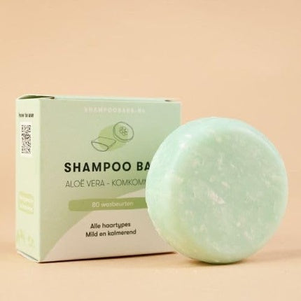 Șampon Solid Aloe Vera și Castravete, 60 g