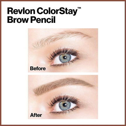 Revlon Colorstay Creion pentru Sprâncene cu Perie Spoolie Rezistent la Apă 10g
