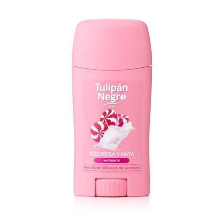 Deodorant Stick Tulipan Negro Kiss Fresa, Roz, 50ml