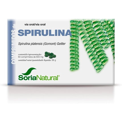 Supliment Spirulina, Soria Natural, 60 tablete