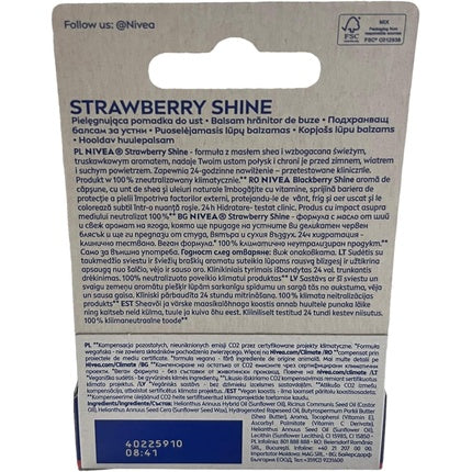 Ruj de buze Nivea Strawberry Shine 4.8g