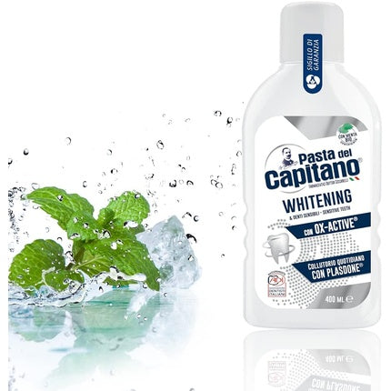 Apa de gură, Pasta Del Capitano, Collutorio White, 400ml