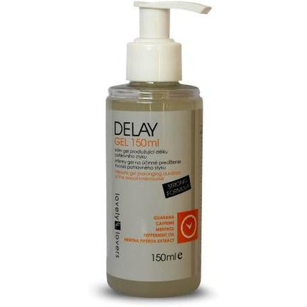 Gel retardare ejaculare Lovely, 150ml, ambalaj cu pompă, formă cilindrică