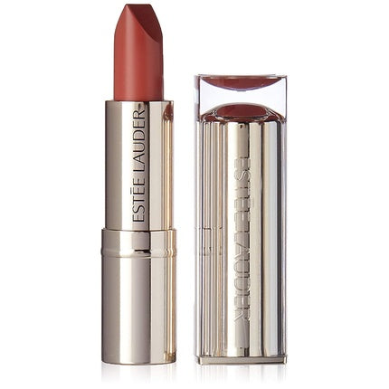 Estée Lauder Pure Color Love Lipstick, 110 Raw Sugar, ruj mat, capac metalizat