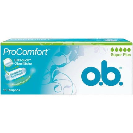 O.B. Tampons Pro Comfort Super Plus, 16 buc