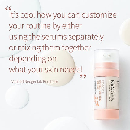 Serum Hidratant, Neogen, Probiotics Double Action, Roz