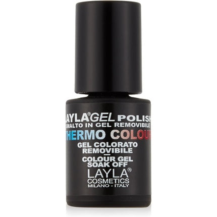 Layla Cosmetics Laylagel Nail Polish Thermo Color, Negru, 9ml