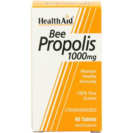 Supliment, HealthAid, Bee Propolis, 1000mg, 60 tablete