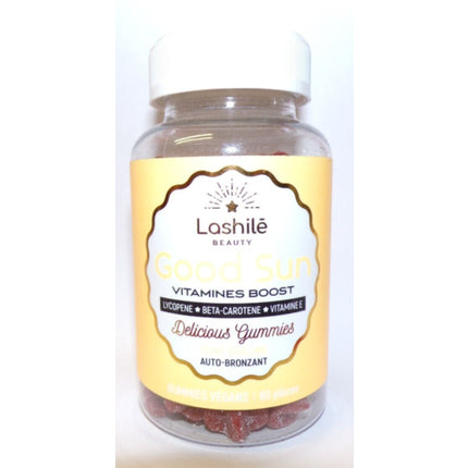 Gummies Auto-Bronzante, Lashile Beauty Good Sun, 60 buc