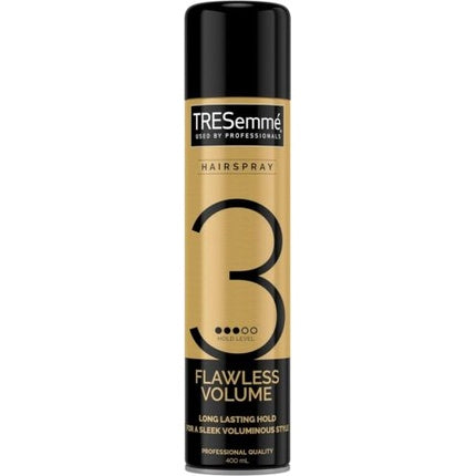 Fixativ TRESemmé Flawless Volume, 400 ml, auriu-negru