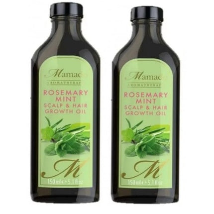 Ulei pentru scalp și păr Mamado Rosemary Mint, 150ml, sticlă maro