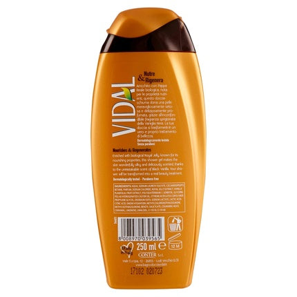 Gel de duș, Vidal, Royal Jelly, galben