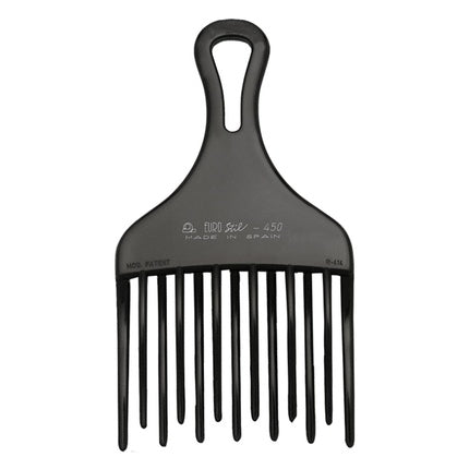 Pieptăn profesional Eurostil cu dinți dubli și mâner ergonomic