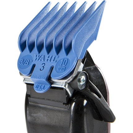Set Piepteni Plastic, Wahl, 8 Atașamente, Colorat